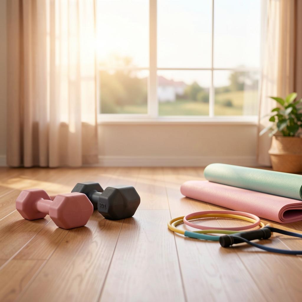 Women over 40 staying fit with workout routines