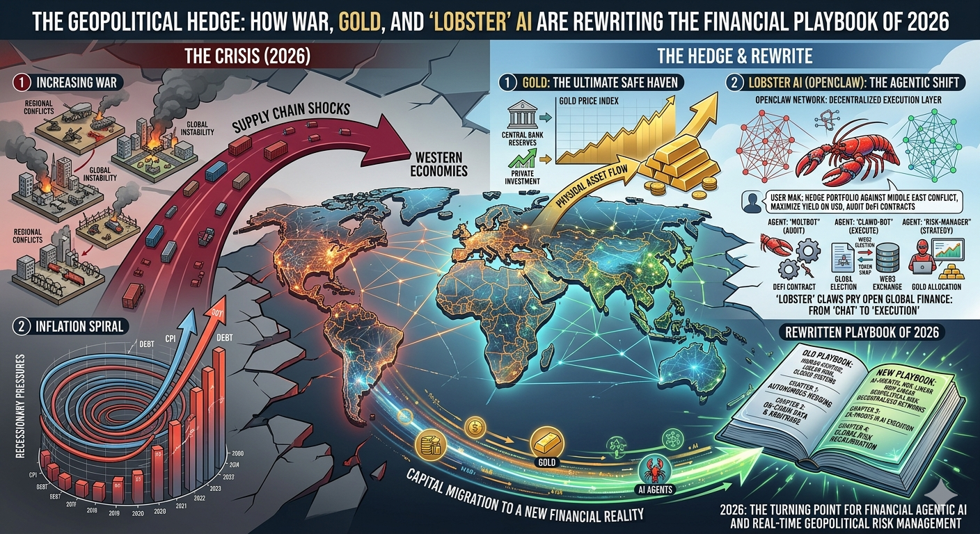 The Geopolitical Hedge: How War, Gold, and "Lobster" AI are Rewriting the Financial Playbook of 2026