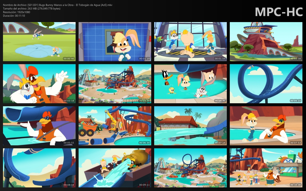 Bugs y sus amigos a la obra