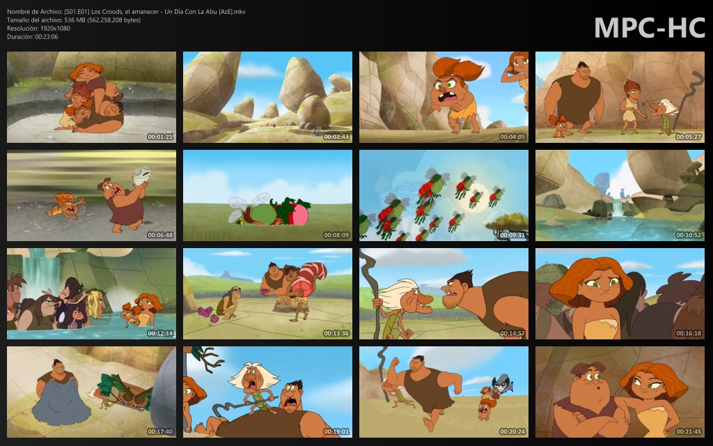 El amanecer de los Croods