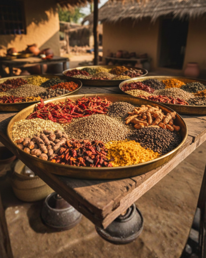 Traditional Spice Grinding