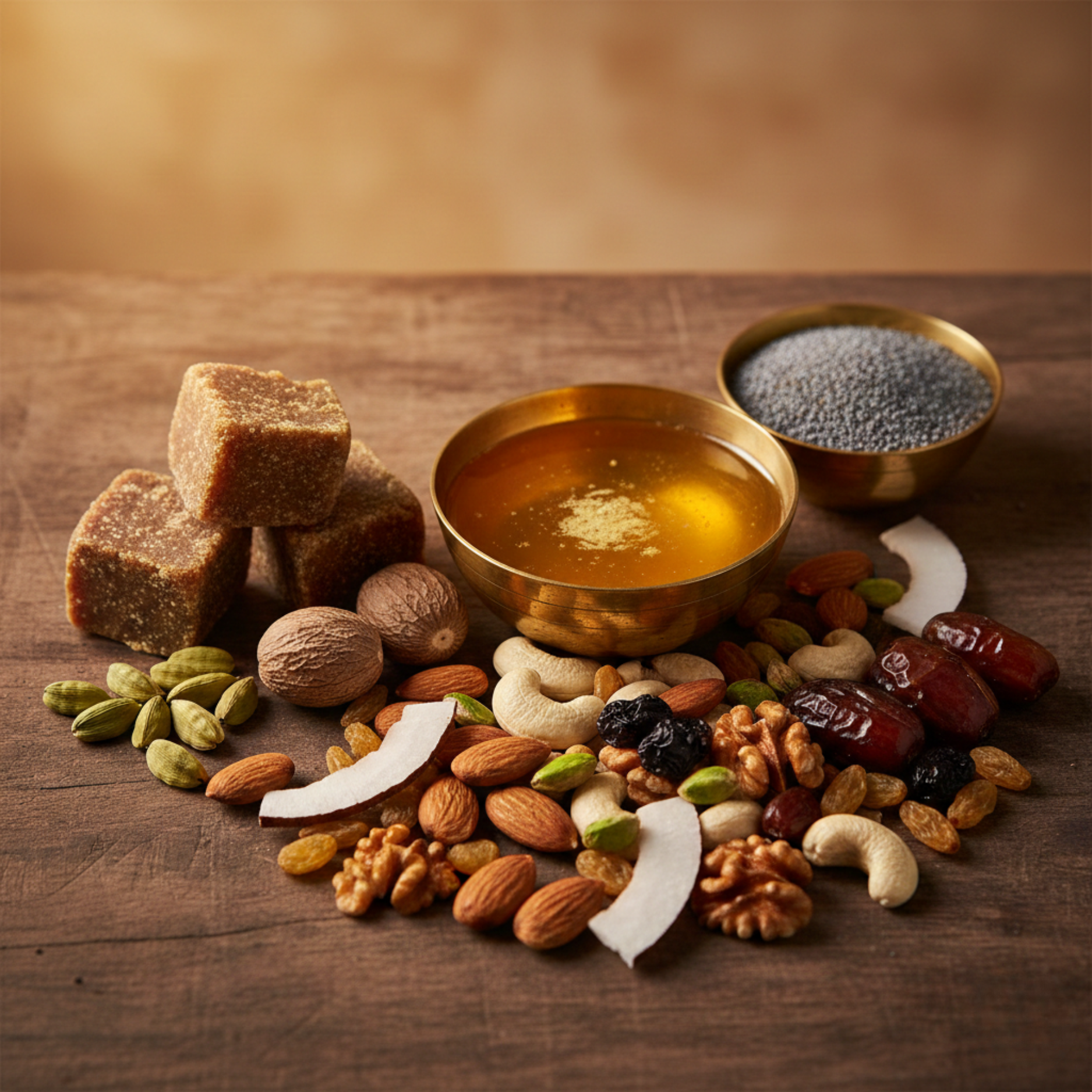 Premium dry fruits and natural ingredients