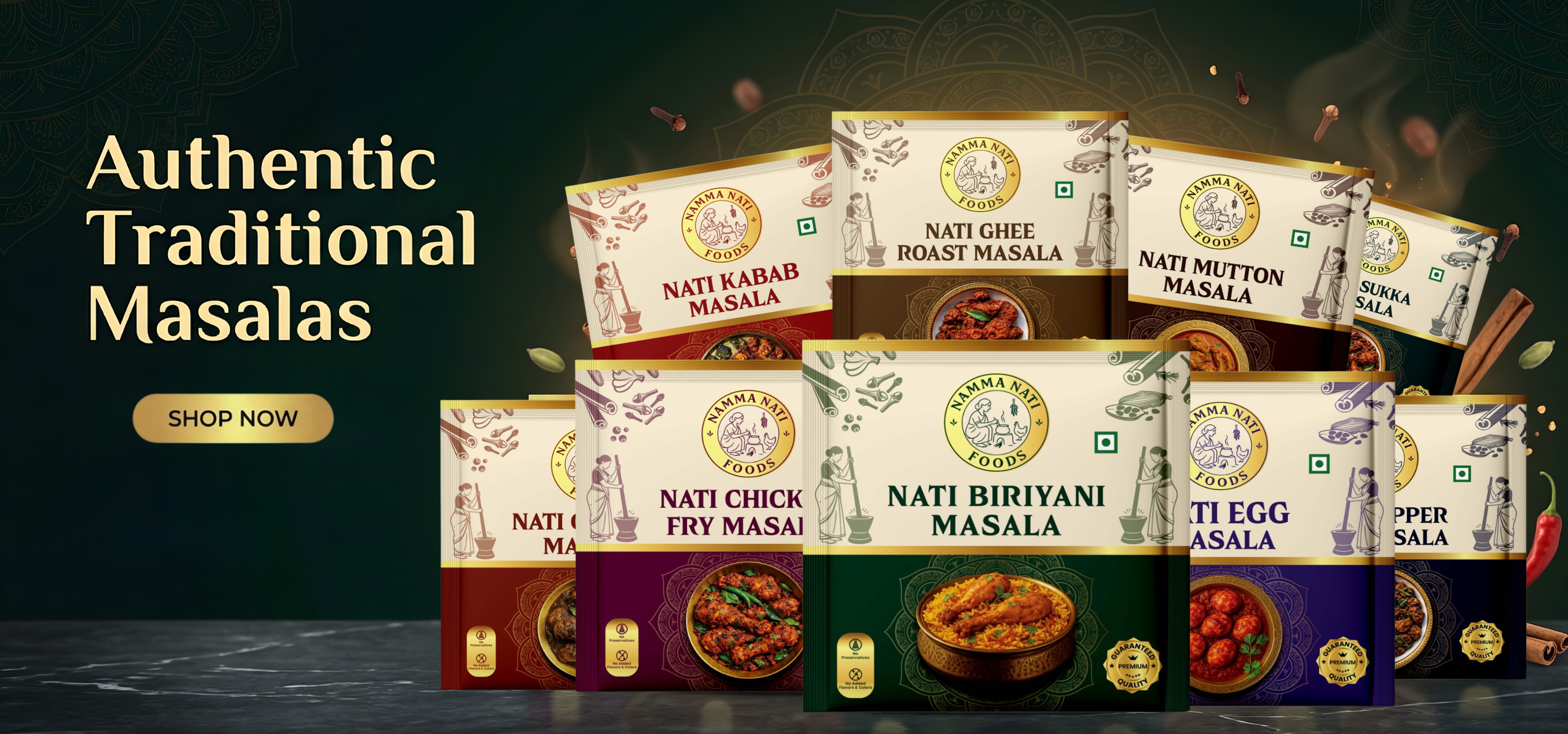 Namma Nati Foods Banner