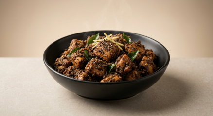 Pepper Dry Chicken made with Nati Pepper Dry Masala