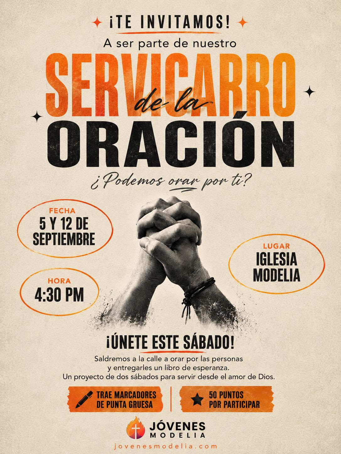 Servicarro de la oración - 05 y 12 Septiembre - Impacto comunitario