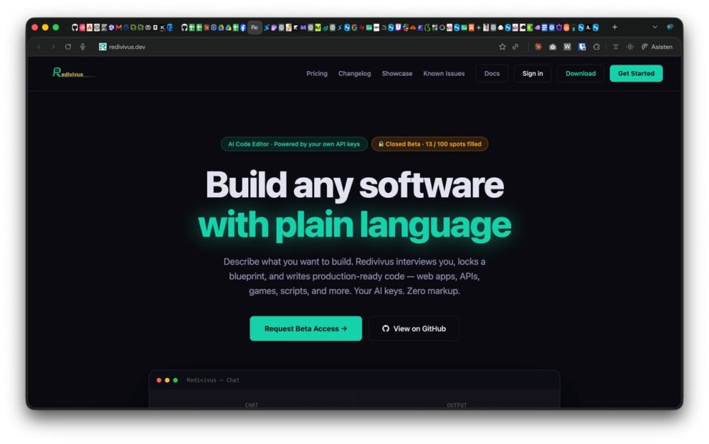 Landing page created by AI (#1) 

*Menurut keyakinan saya