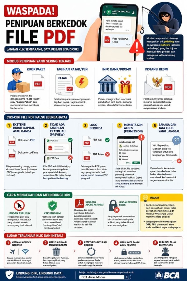 Info bagi yang kurang literasi terhadap penipuan.