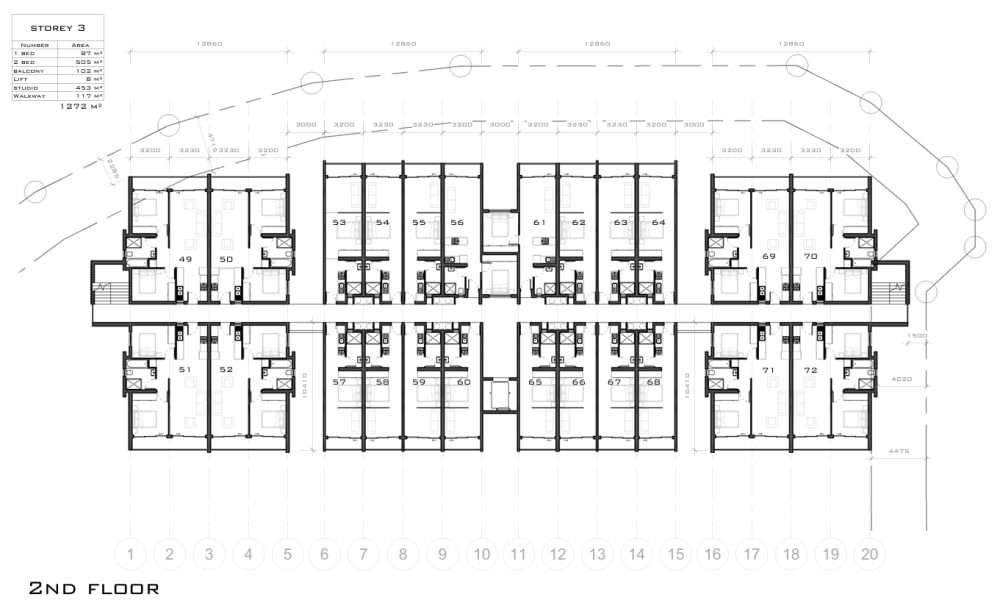 Second floor plan