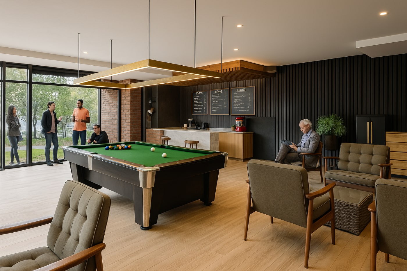 Silverviews clubhouse lounge