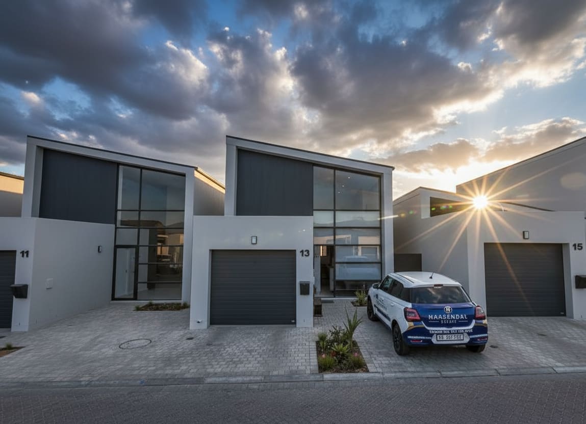 Haasendal Estate at sunset