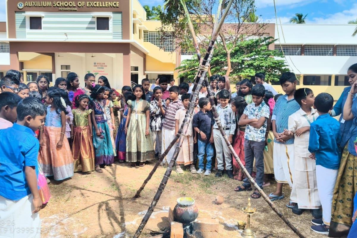 Pongal - 12.01.2026 at Auxilium School of Excellence