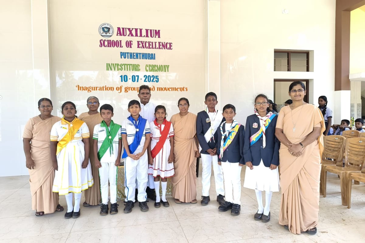 Investiture ceremony - 10.07.2025 at Auxilium School of Excellence