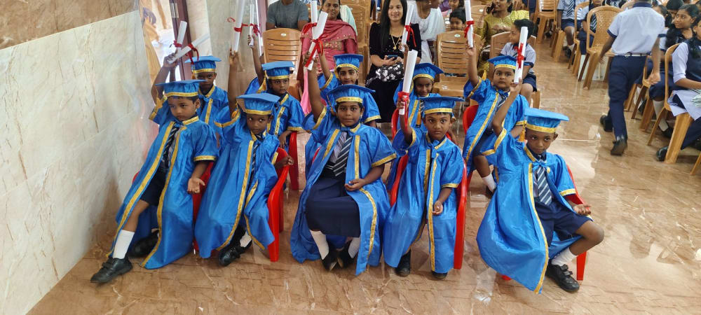Kids graduation and Investiture ceremony 2026 at Auxilium School of Excellence