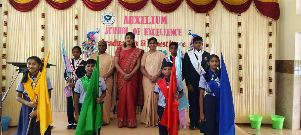 Kids graduation and Investiture ceremony 2026 at Auxilium School of Excellence