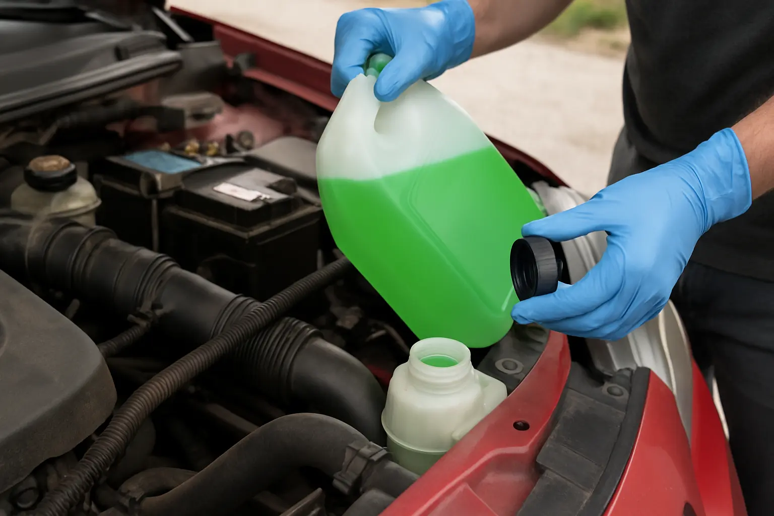 Les erreurs à éviter avec le liquide de refroidissement