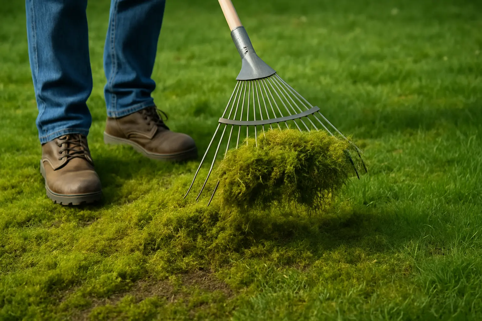 Comment enlever la mousse dans le jardin