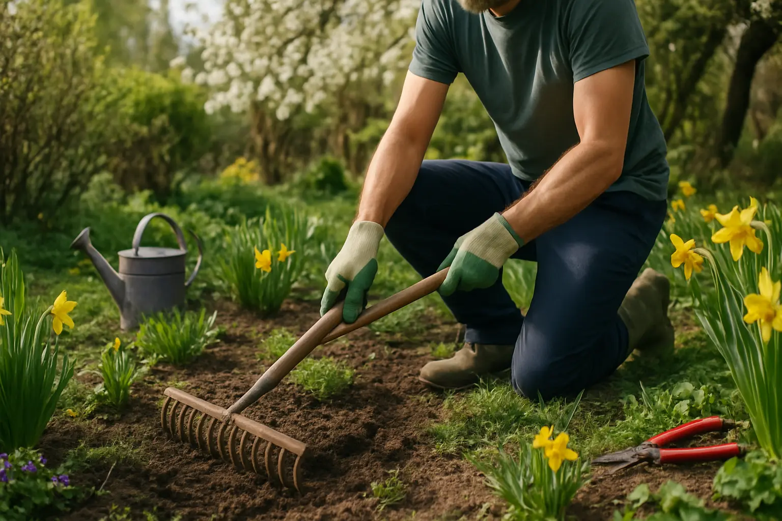 Entretien du jardin au printemps : le guide complet