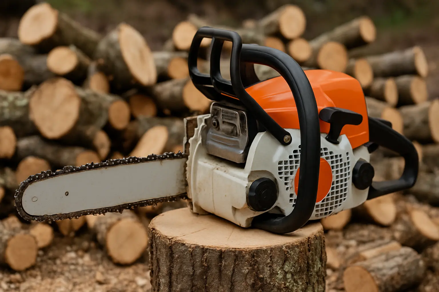 Quelle tronçonneuse pour couper du bois de chauffage