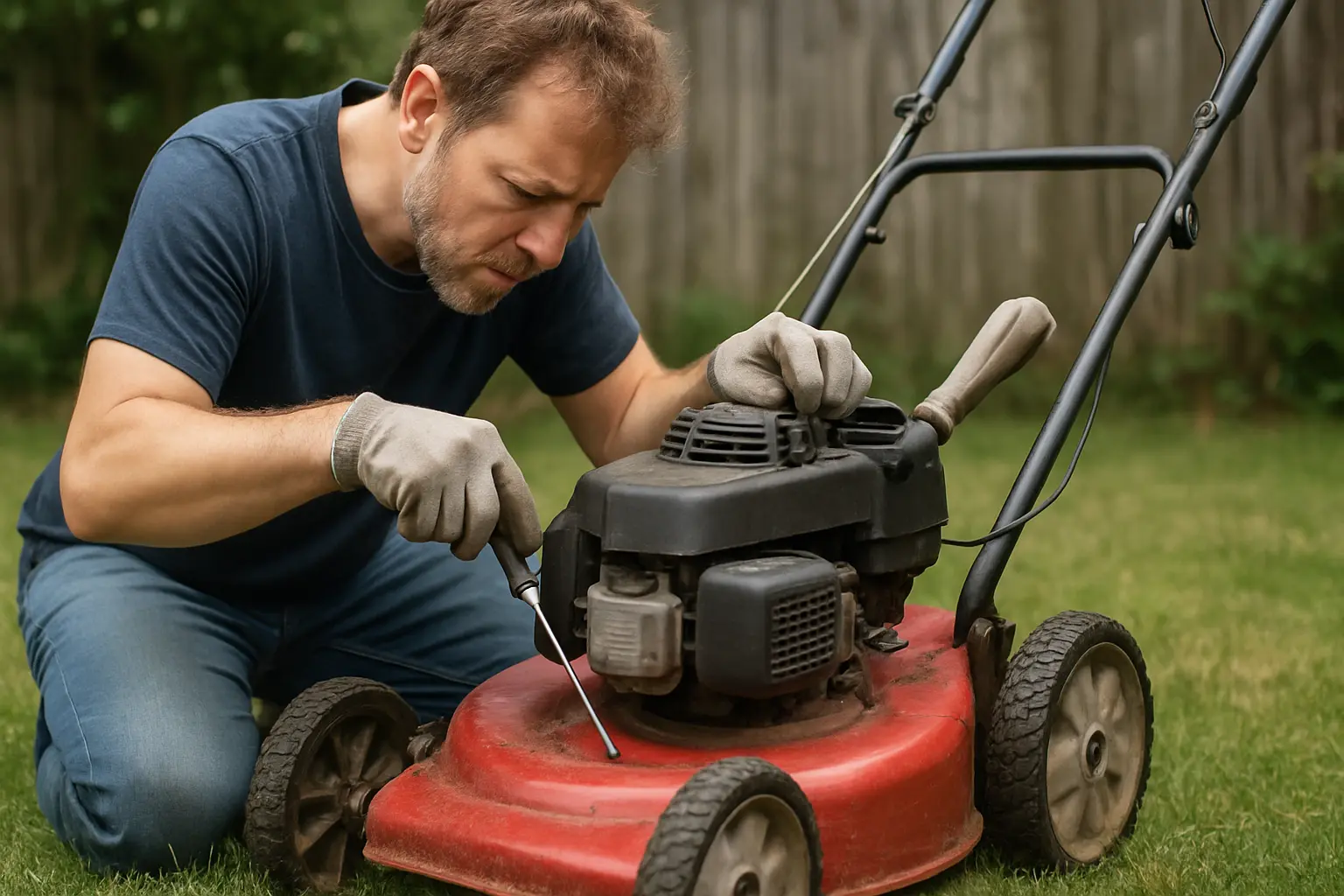 Comment réparer une tondeuse qui ne démarre plus