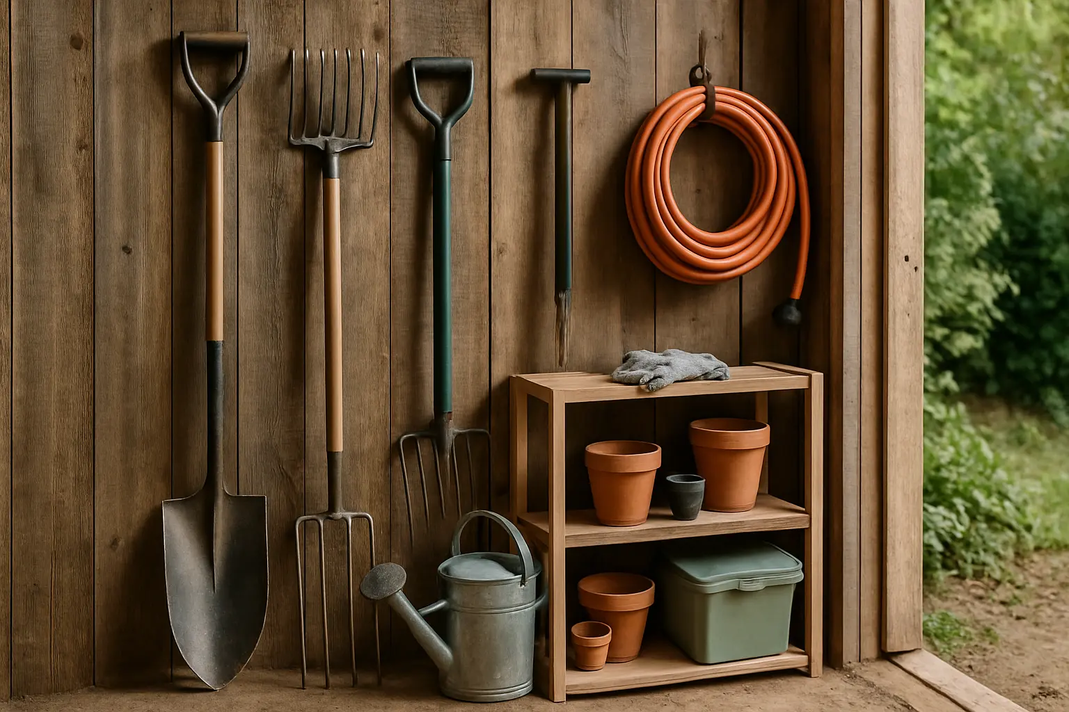 Comment bien ranger son matériel de jardin