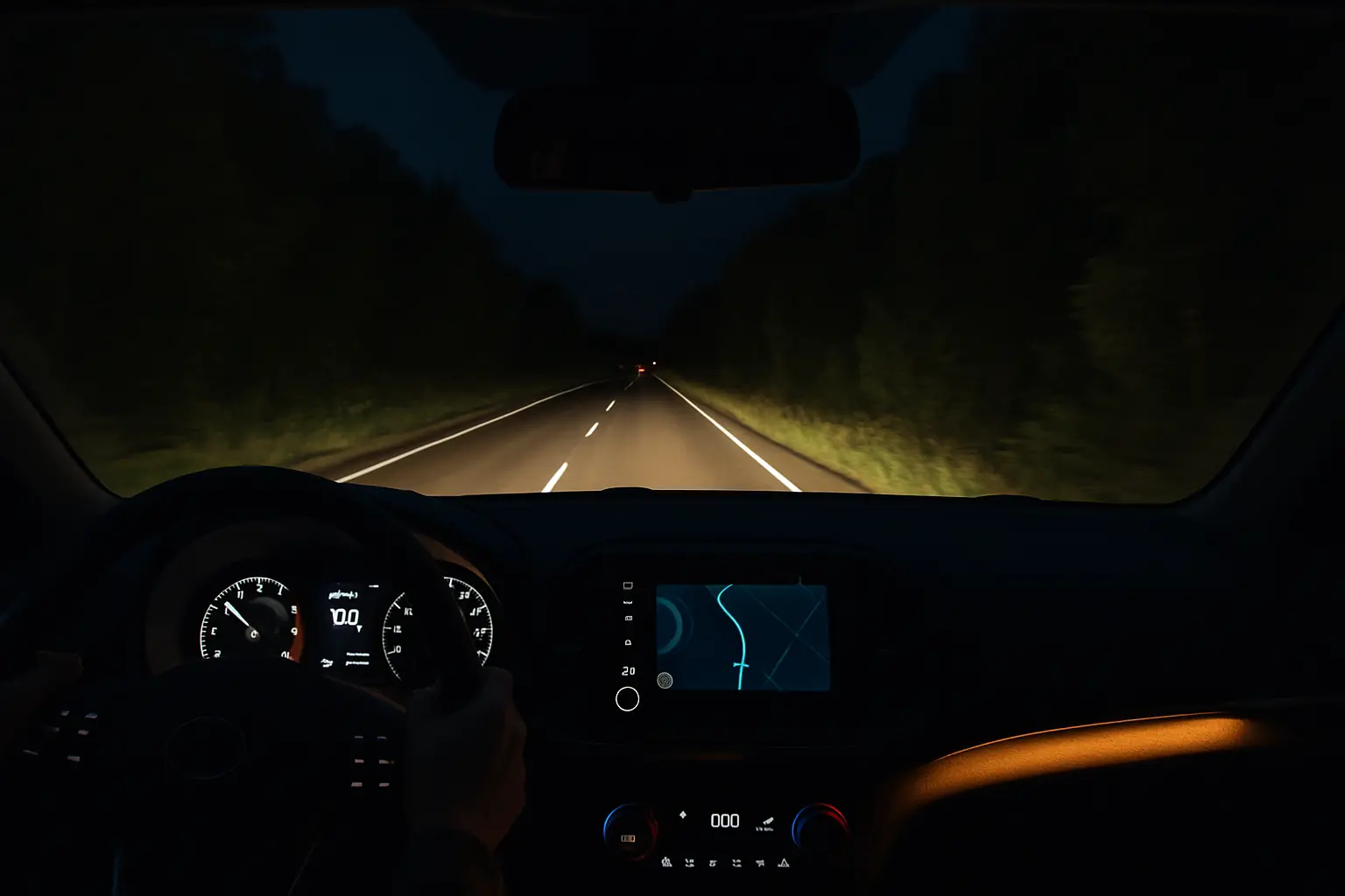 Quelle puissance et couleur d’éclairage choisir pour conduire de nuit