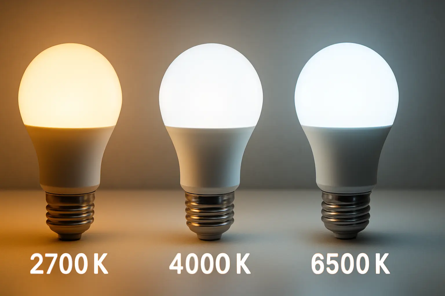 Température de couleur LED : que signifient les kelvins