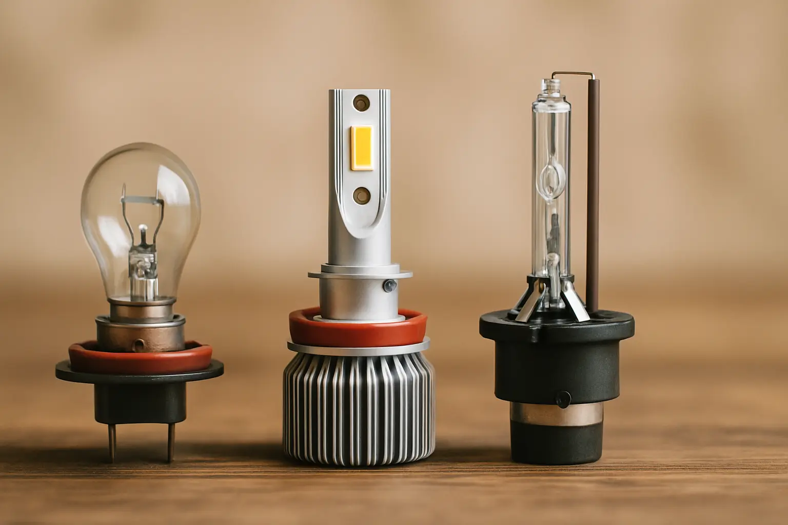 Durée de vie des LED et Xénon comparée à l’halogène