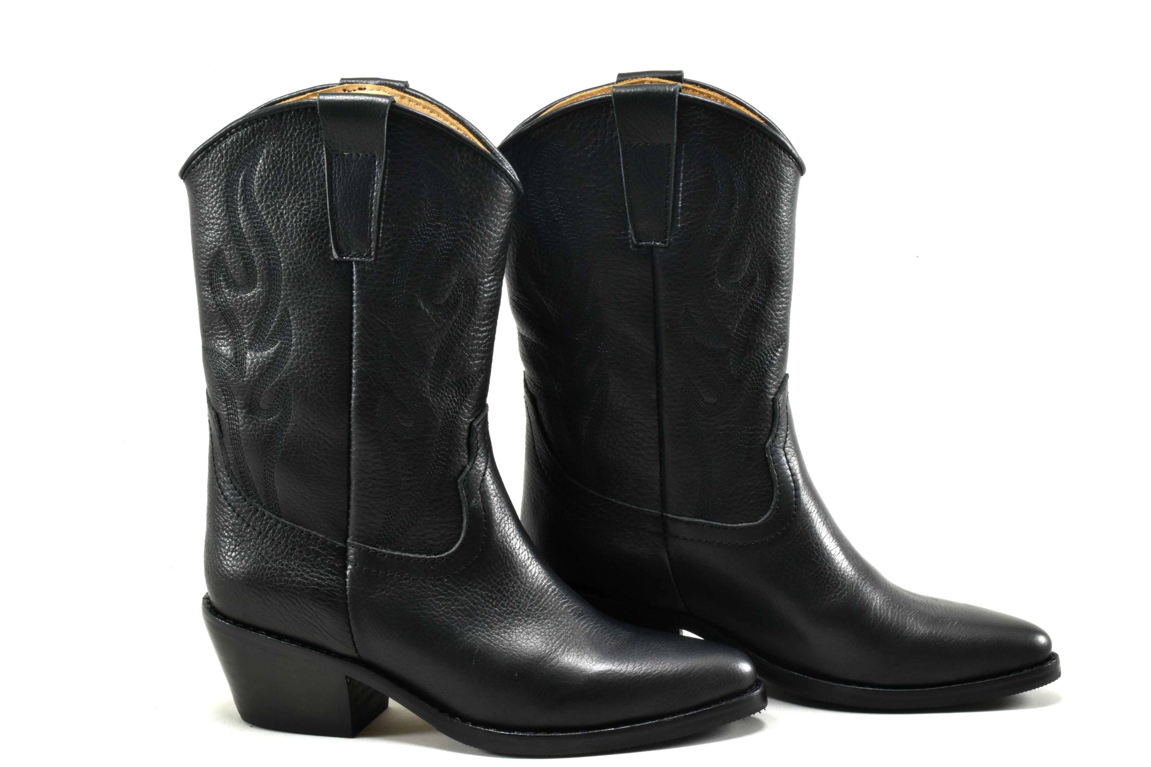 TEXANA MEDIA CAÑA BORDADA - Imagen 1