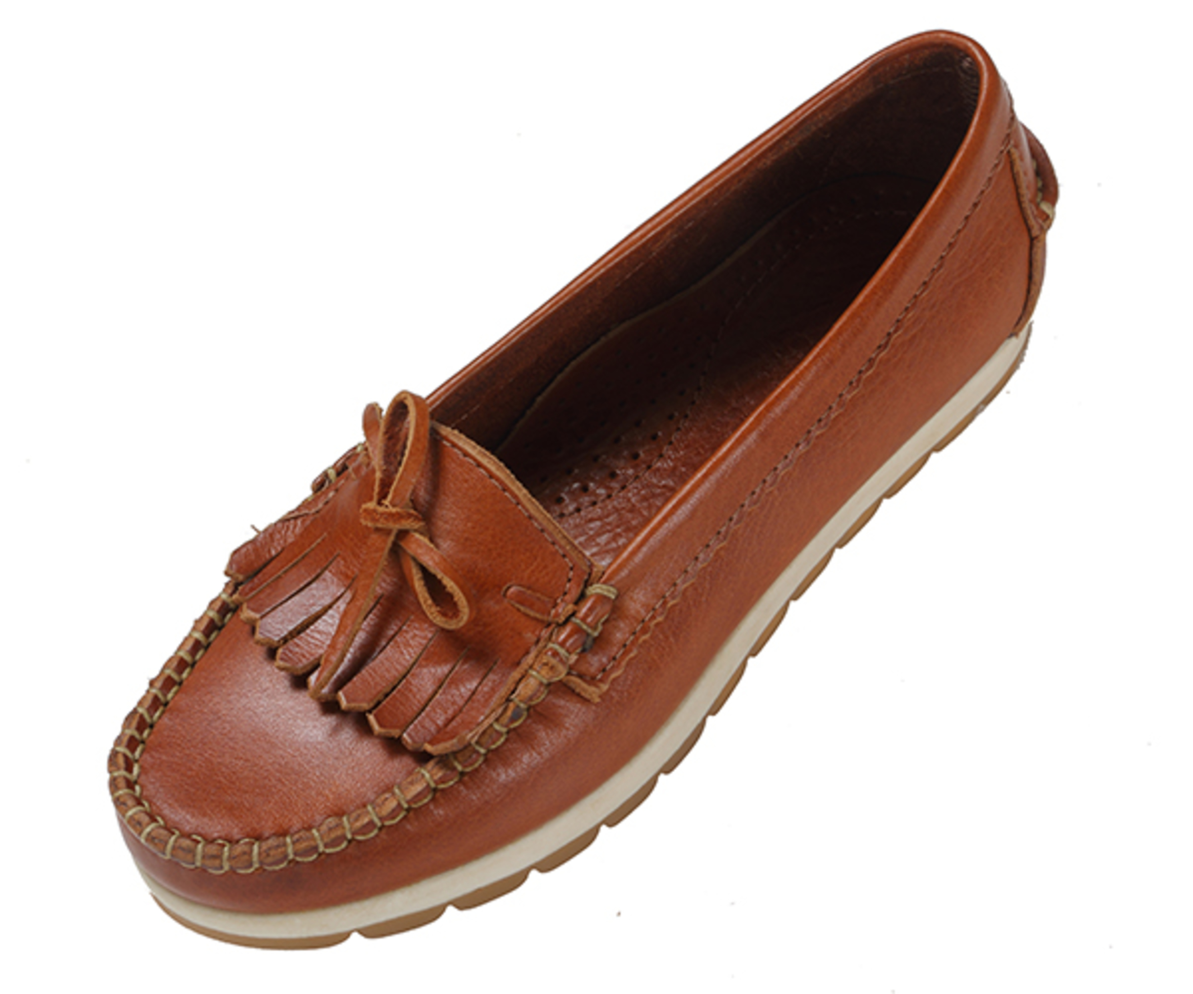 MOCASIN DAMA CON FLECOS - Imagen 1