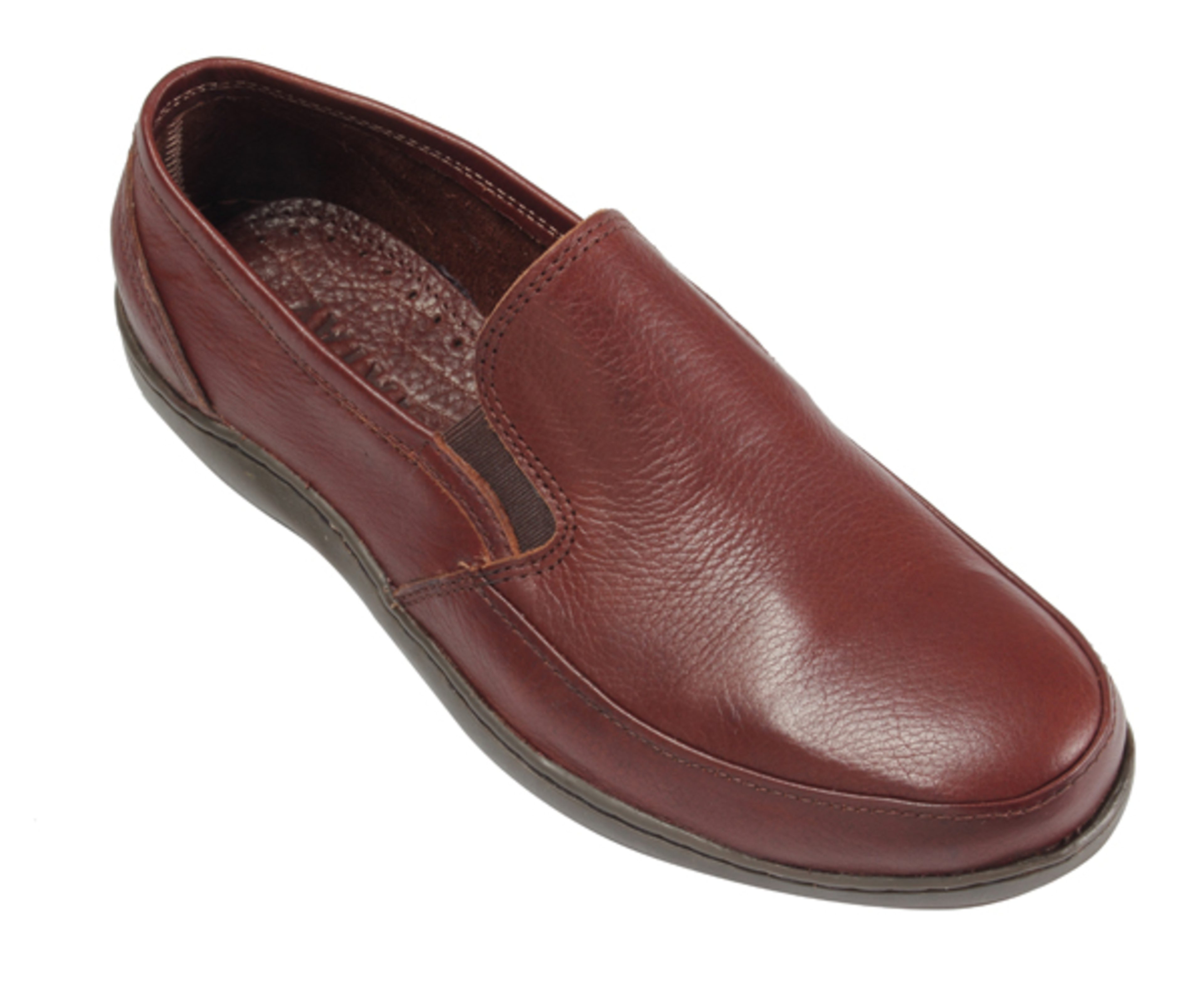 ZAPATO HOMBRE CON ELASTICO CUERO - Imagen 1