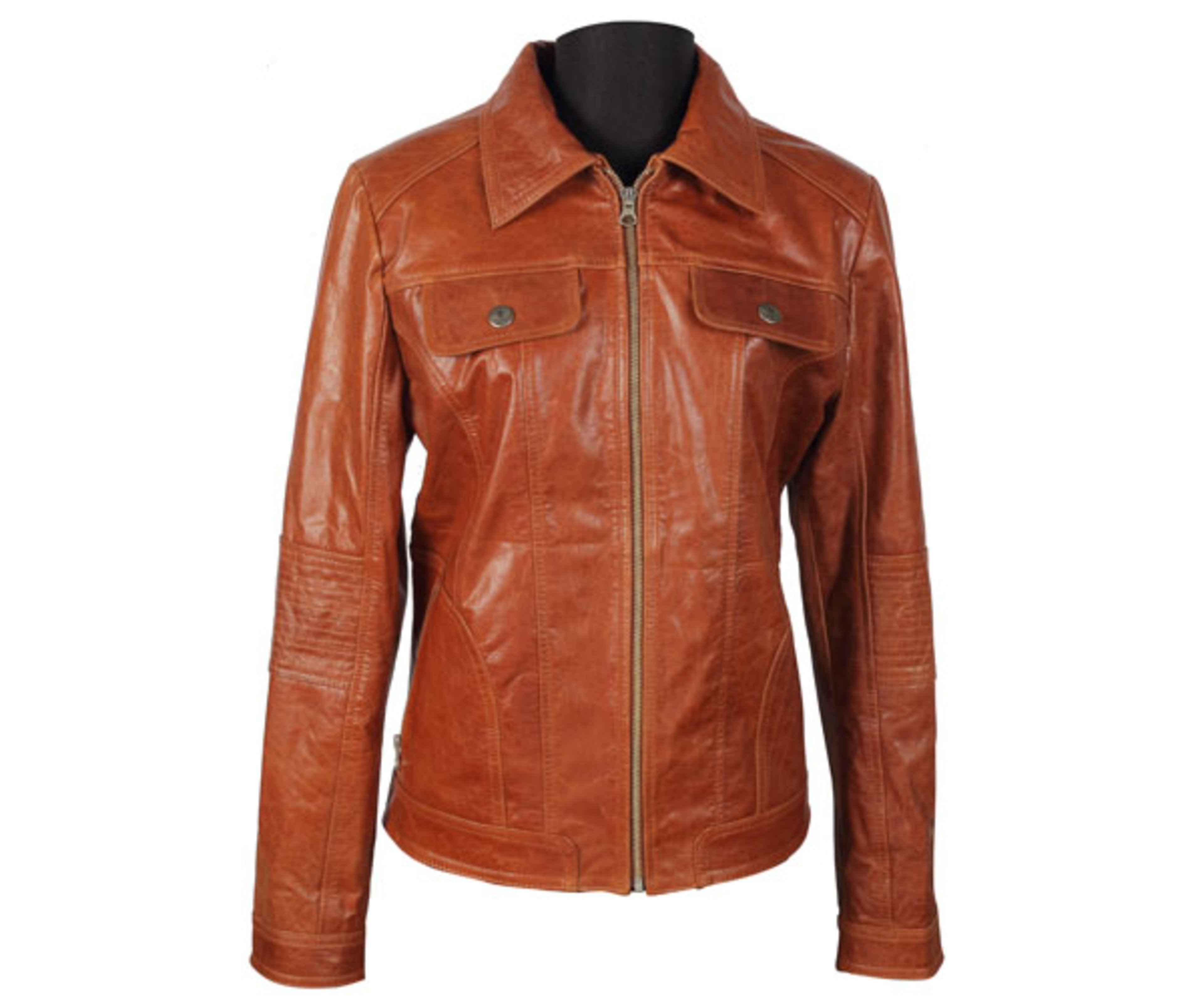 CHAQUETA VAQUERA DAMA DE CUERO - Imagen 1
