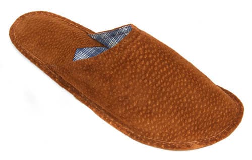 PANTUFLA VIAJE CARPINCHO CON ESTUCHE