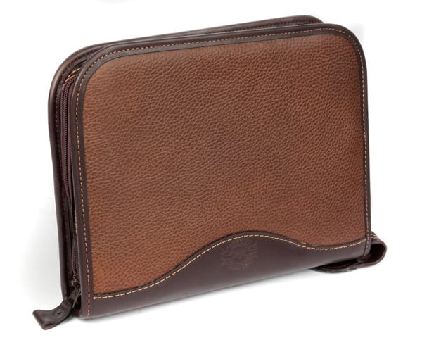 AGENDA CLASICA CUERO CON CIERRE