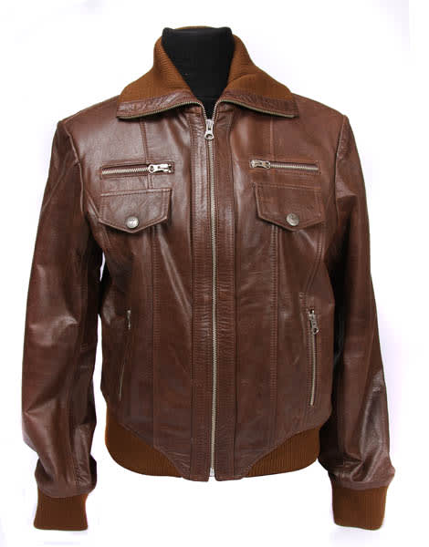 CHAQUETA VAQUERA DAMA CUERO CUELLO CON MORLEY
