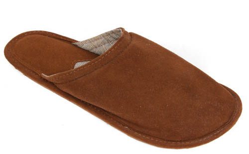 PANTUFLA VIAJE GAMUZA - Imagen 1