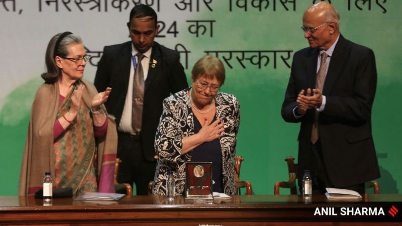 Former Chile President Michelle Bachelet gets Indira Gandhi Peace Prize