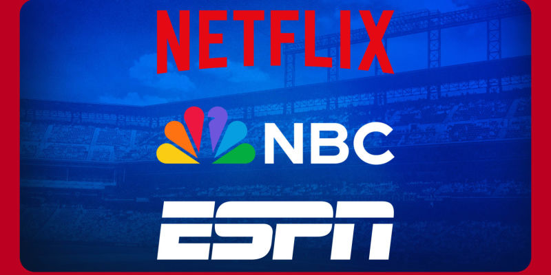 MLB announces new 3-year rights deals with ESPN, NBC, Netflix
