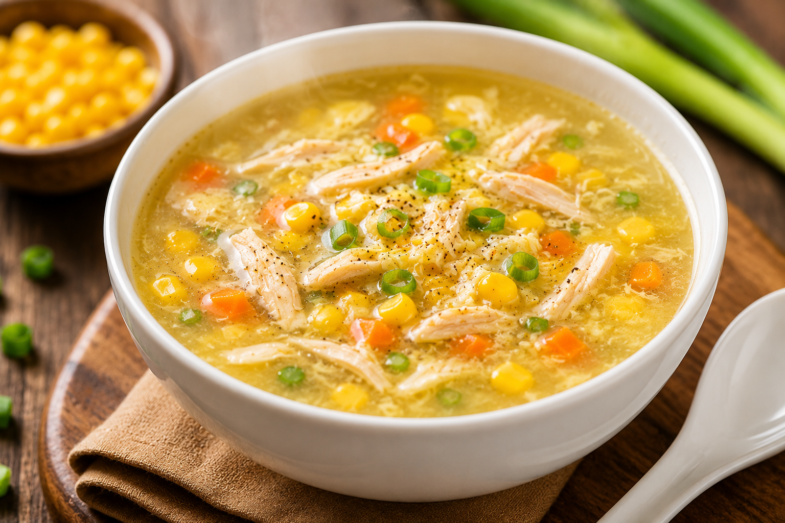 Chicken corn soup