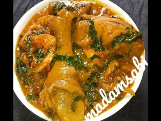 Ogbono Soup with Chicken/Turkey