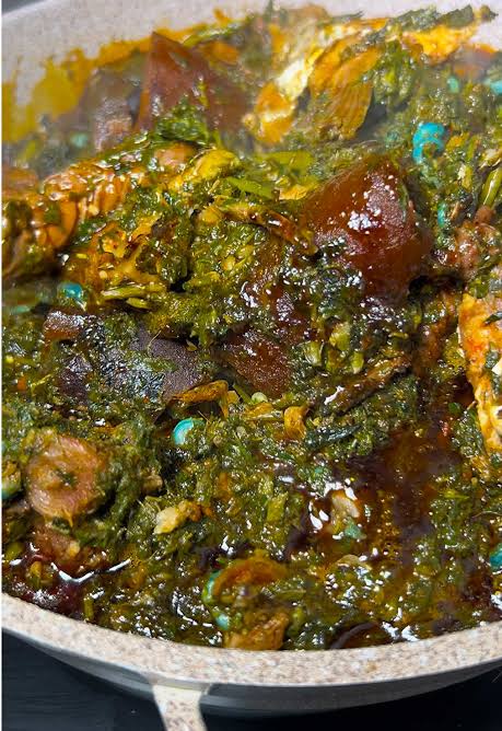 Afang Soup With Fish