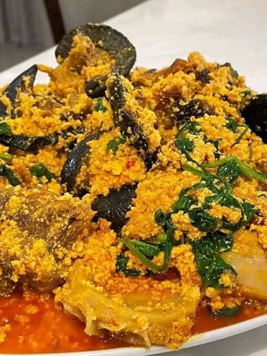 Egusi Soup With Snail