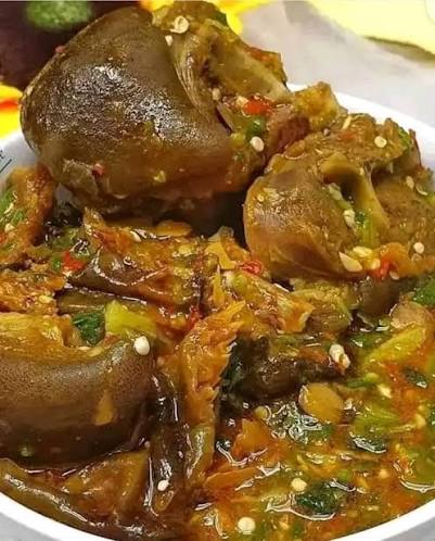 Okra Soup With Goatmeat