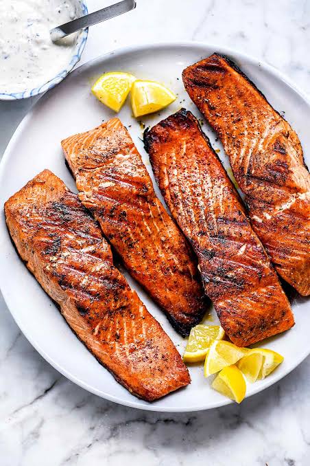 Grilled Salmon Fish
