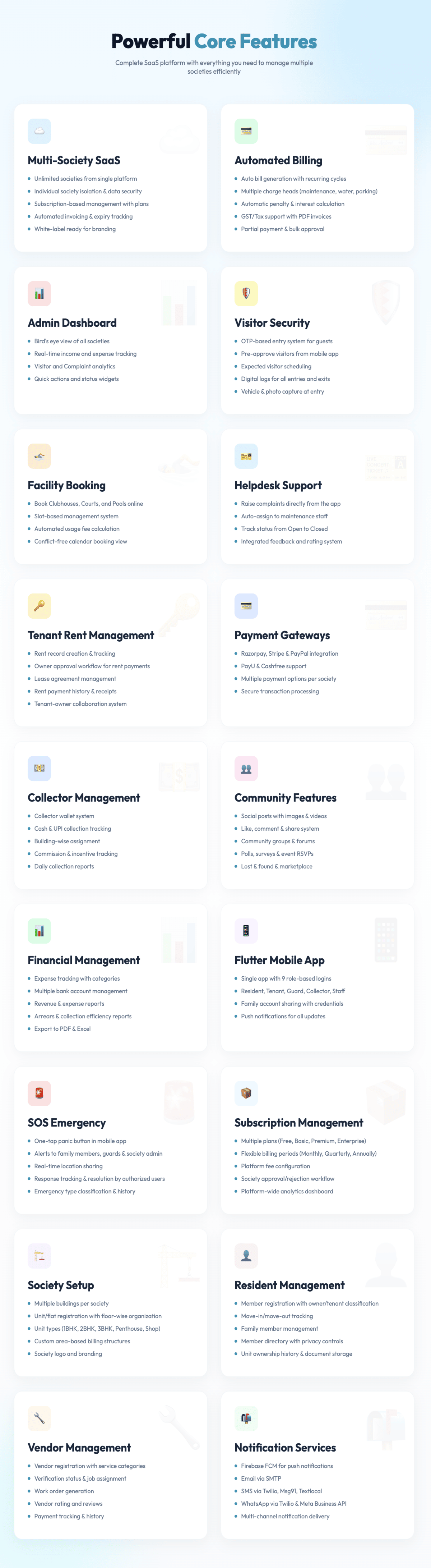 Societify Core Features