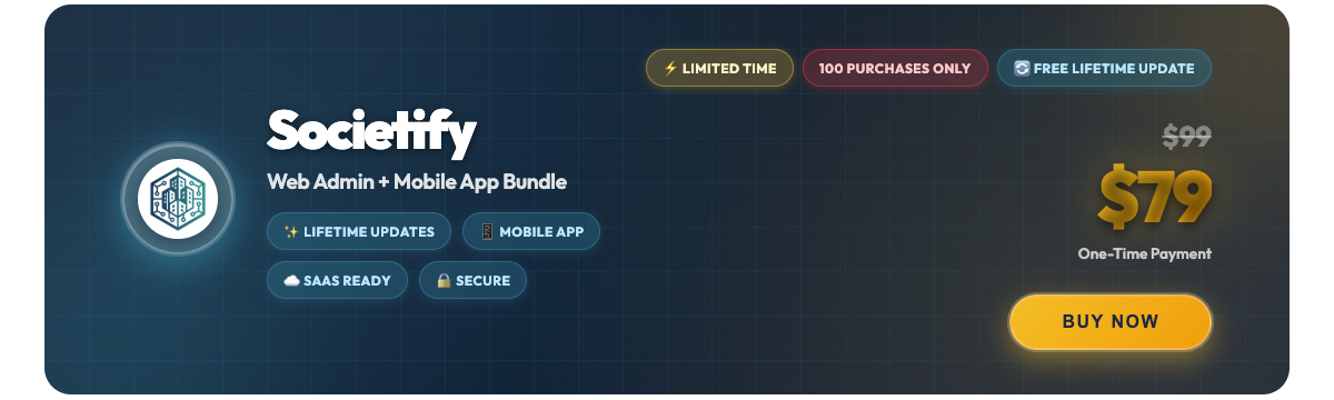 Societify SaaS Addon Features