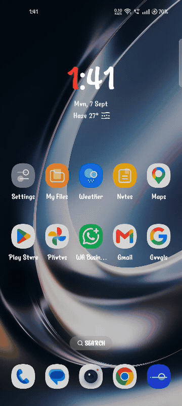 Societify visitor approval popup appearing over the home screen