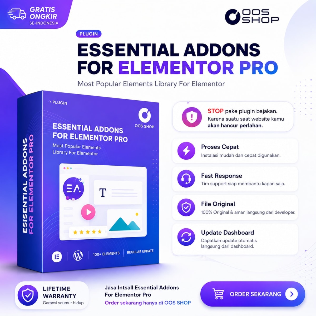 Jasa Instal Essential Addons for Elementor Pro