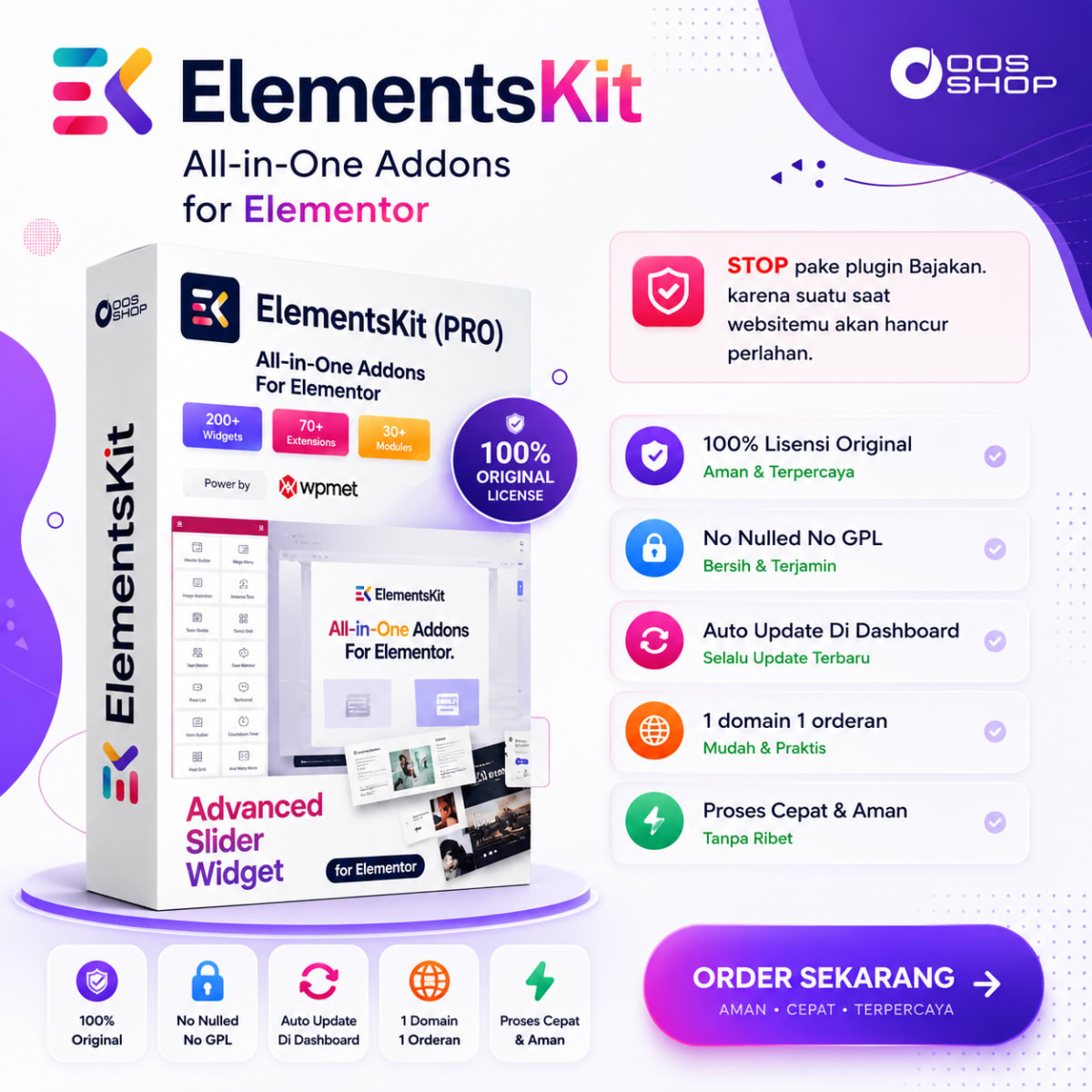 Jasa Instal ElementsKit Pro