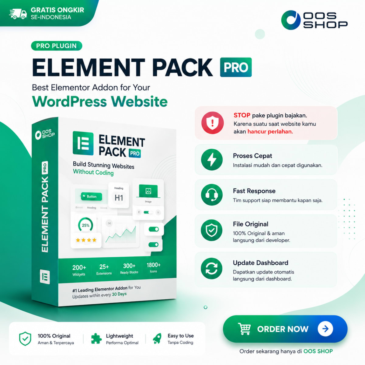 Jasa Instal Element Pack Pro