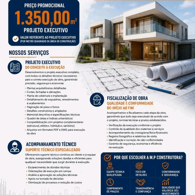 Execução de Projeto Executivo 
